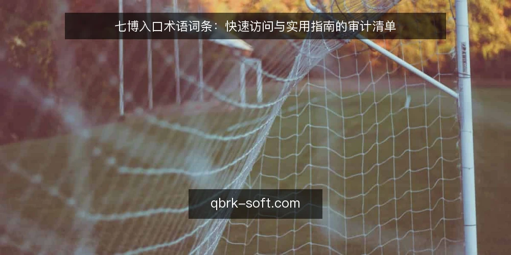 七博入口术语词条:快速访问与实用指南的审计清单 — 为何现在审计七博入口 配图