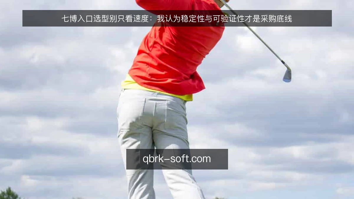 七博入口选型别只看速度:我认为稳定性与可验证性才是采购底线